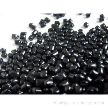 Recycled material 35% carbon black and 15% caco3 filler Bla